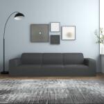 vidaXL Husă elastică pentru canapea 4 locuri poliester jersey antracit (332939)