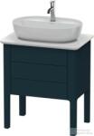 Duravit LUV 638x450 mm-es 2 fiókos alsószekrény mosdópulthoz, Night Blue Satin Matt Lacquer LU956509898 (LU956509898)