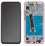 Huawei Honor 10 Lite, Honor 20E, Honor 20 Lite előlap keret, lcd kijelző és érintőpanel, piros (utángyártott)