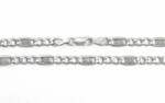 Ezüst Férfi ezüst nyaklánc Valentino Pancer ródiumbevonatos 5mm - agrianna - 23 190 Ft