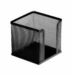 BLUERING Fémhálós kockatömbtartó 10x10x8cm, Bluering® fekete (KOCKFEMH) - tintasziget