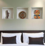 4 Decor Sticker cu efect 3D - Simboluri Maya