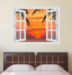 4 Decor Fereastra cu efect 3D - Phuket, Tailanda - 119x93 cm