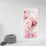 4 Decor Autocolant decorativ pentru Usa - Floare roz