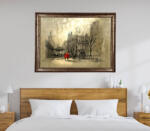 4 Decor Sticker cu efect 3D tablou - Ziua Inimilor Dragi - 119x88 cm