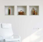 4 Decor Sticker cu efect 3D - Oriental