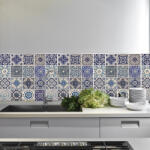 Walplus Sticker Spanish Blue Tiles x 4 buc