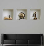 4 Decor Sticker cu efect 3D - Office