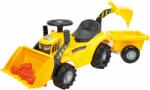 Ecoiffier Backhoe-loader and trailer (7850)