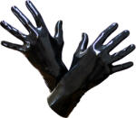 Toylie Latex Gloves Black XS