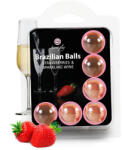 Secret Play Brazilian Balls Strawberry & Sparkling Wine 6 pack