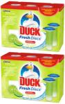 DUCK Pachet 2 x 12 Rezerve Odorizant Gel pentru Vasul Toaletei Duck Fresh Discs Lime (EXF-2xEXF-TD-EXF55)