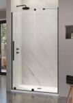 Radaway Furo Black DWJ 120 két elemből álló jobbos zuhanyajtó átlátszó üveggel 62, 2x200 fekete profilszín 101076225401R (10107622-54-01R)