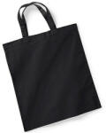 ArtExport Pamut táska - 38x42 cm, rövid füllel, fekete