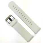 Arc Curea Silicon Albă Quick-Release - 18/20/22 mm - Cataramă Argintie (9ST15 Alb)