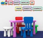 4 Decor Sticker Trenuletul Saptamanii