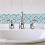 4 Decor Stickere patrate pentru faianta Blue Tile - 4 buc
