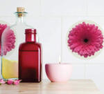 4 Decor Sticker pentru faianta Gerbera - 4 buc
