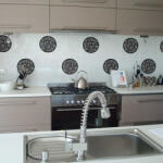 4 Decor Sticker pentru faianta Clematis - 4 buc