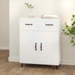 vidaXL Servantă, alb, 69, 5x34x90 cm, lemn prelucrat (812195) Comoda