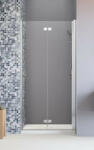 Radaway Fuenta New DWB összecsukható jobbos zuhanyajtó átlátszó üveggel 80x202, króm profilszín 3840750101R (384075-01-01R)