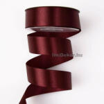  Szatén szalag 25 mm x 22.86 m - Borvörös