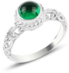 BeSpecial Inel argint Solitaire cu zirconiu verde (ITU0479_169)