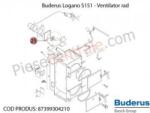Buderus Elice ventilator centrala termica Buderus Logano S 151 (87399304210)