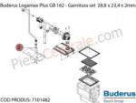 Buderus Garnitura set 28, 8 x 23, 4 x 2mm centrala termica Buderus Logamax Plus GB 162 (7101482)