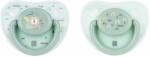 KikkaBoo Suzete din silicon KikkaBoo - Savanna, Mint, 0-6 luni, 2 buc (31303010043)