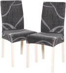 4Home Husă elastică de scaun 4Home Slate 45 - 50 cm, set 2 buc