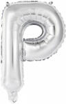 Amscan Silver, Ezüst P betű fólia lufi 45 cm (DPA9909623)