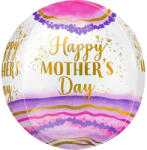 Amscan Happy Mother's Day, Boldog Anyák Napját Gömb Fólia lufi 40 cm (DPA4083001)