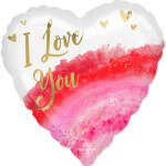 Amscan I love You, Szeretlek fólia lufi 43 cm (DPA4366075)