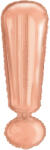 Amscan Rose Gold ! betű fólia lufi, 103 cm (DPA9909667)