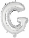 Amscan Silver, Ezüst G betű fólia lufi 45 cm (DPA9909614)