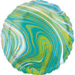 Amscan Green Circle, Zöld Fólia lufi 43 cm (DPA4208601)