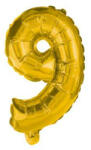 Procos Gold, Arany mini 9-es szám fólia lufi 35 cm (PNN89650)