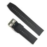  Curea pentru ceas Neagra din Silicon - 20mm, 22mm (2ST18)