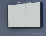 TMP cabinets SHARP 105 - ANTRACIT - Tükrös fürdőszobai szekrény - 100 cm (400230)