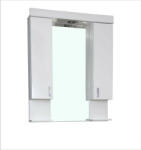 Global Viva Tükrös fürdőszobai szekrény LED világítással - DUPLA szekrénnyel - 100 x 97 x 17 cm (1E1000)