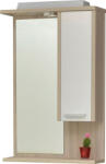 TMP cabinets ZX - SONOMA - Tükrös fürdőszobai szekrény LED világítással - 65 cm (400128) - globalvivamarket