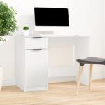 vidaXL Birou, alb, 100x50x75 cm, lemn prelucrat (811493)