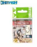 HITFISH Carlige HITFISH Trout Saver Single Hook Nr. 8, 7buc/plic (TSSH-8)