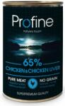 Profine Chicken & Chicken Liver conservă 6 x 400 g