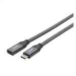 HICON Cablu prelungitor USB 3.2 Gen2 Type C T-M brodat 1m, Hicon HI-U3CF-0100 (HI-U3CF-0100)