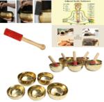  Bol Muzical Tibetan Manuale din 7 Metale cu Bat - 12-15 x 12-15 x 7-8 cm -1 Buc Castron