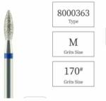  Karbid gyémánt csiszolófej 8000363-M Flame 2, 5mm