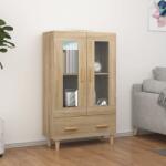vidaXL Dulap înalt, stejar sonoma, 70x31x115 cm, lemn compozit (812549) Comoda