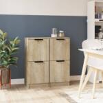 vidaXL Servante, 2 buc. , stejar sonoma, 30x30x70 cm, lemn compozit (811176) Comoda